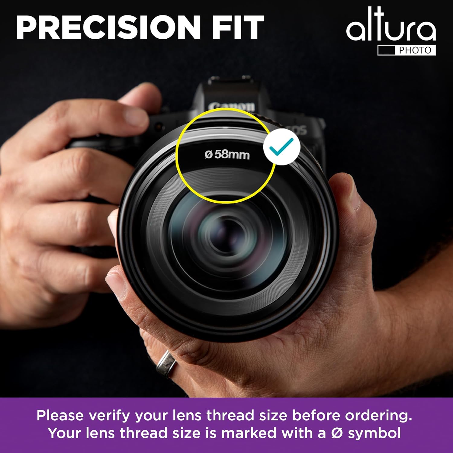Altura Photo 58mm Lens Filter Kit - Multi-Coated UV Protector, CPL Polarizing and ND Neutral Density Filters + Case for Camera Accessories & Lenses - Image 7